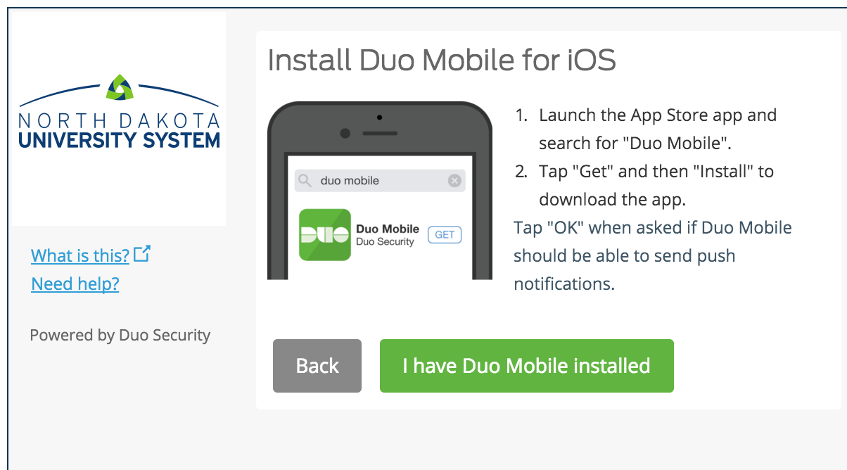 Install Duo Mobile for iOS