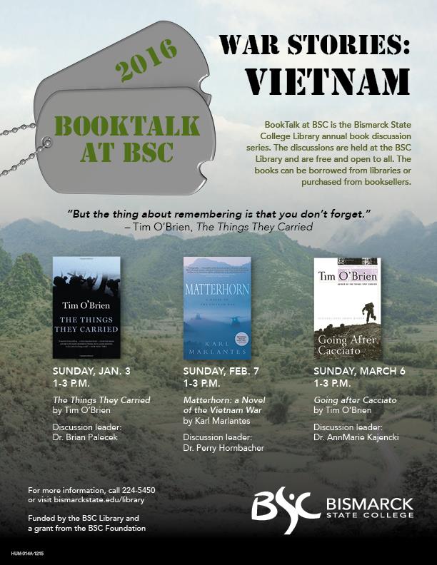 BSC BookTalk 2016 War Stories: Vietnam