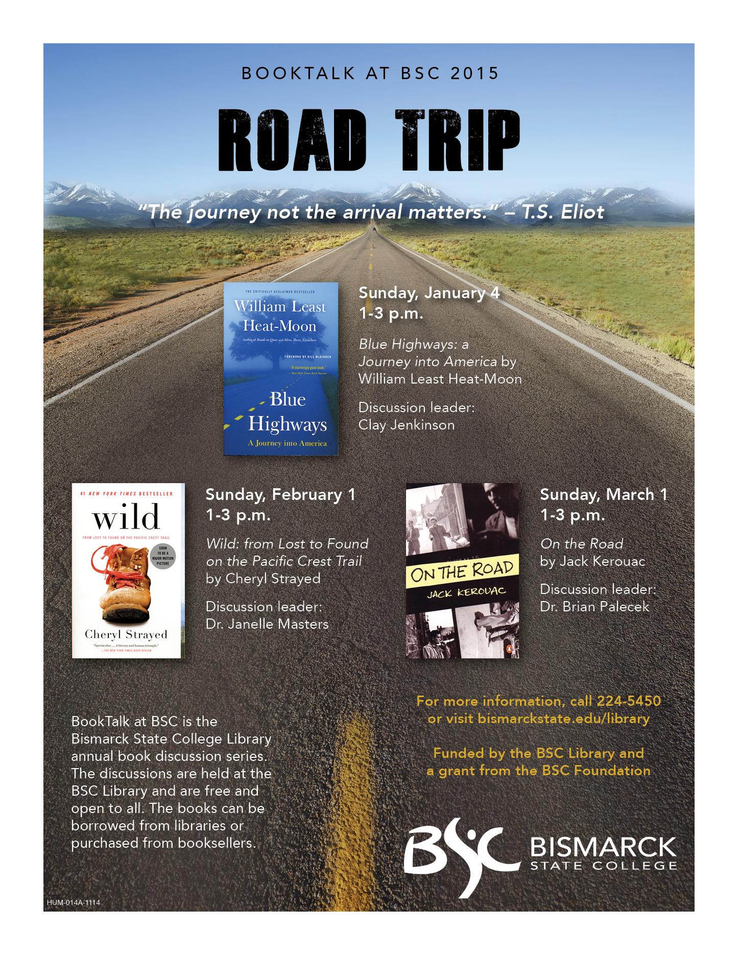 BSC BookTalk 2015 Road Trip